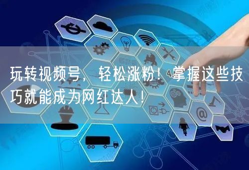 玩转视频号，轻松涨粉！掌握这些技巧就能成为网红达人！